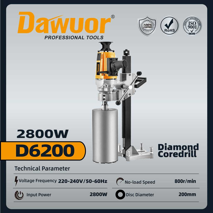 مثقاب كور ماسي 200 مم 2800 وات 2
