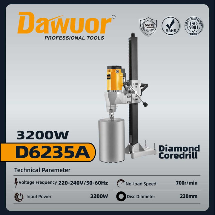 مثقاب كور ماسي 230 مم 3200 وات 2