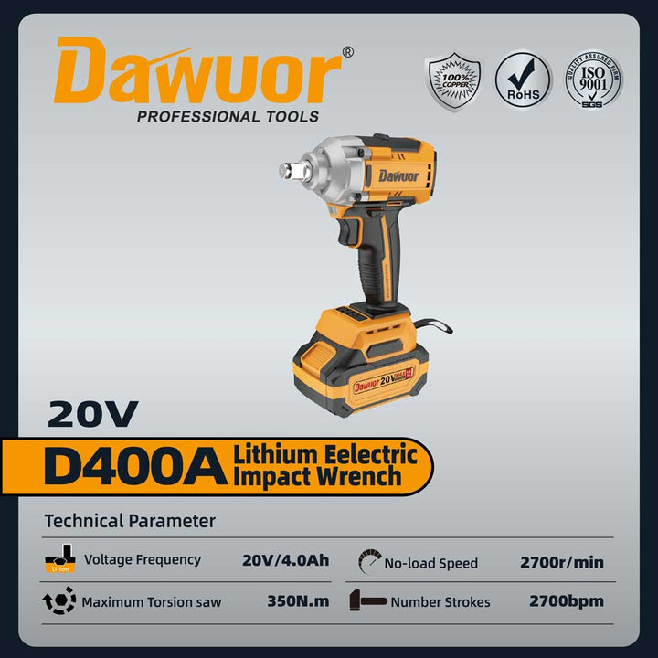 دريل 13مم بطارية 21 فولت 350 نيوتن DWR-D400A 2