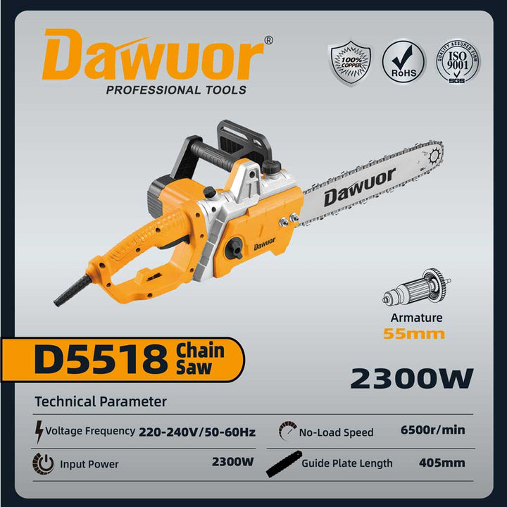 منشار جنزير للاشجار  2300 وات 40 سم DWR-D5518 2