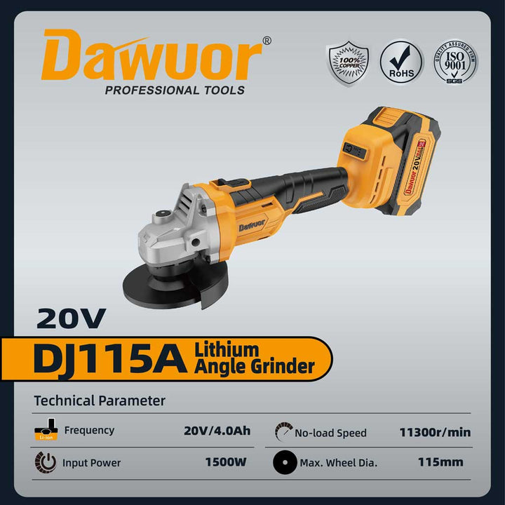 صاروخ بطارية 4.5 بوصة 20 فولت 1500 وات DWR-DJ115A 2