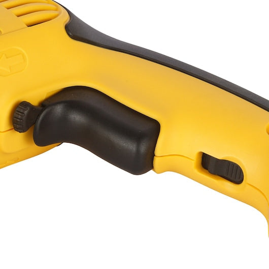 مثقاب دوار بسرعات مختلفة براس تثبيت معدني بالكامل بدون مفتاح من ديوالت - DWD112S-B5، أصفر، 0.375 بوصة
 3