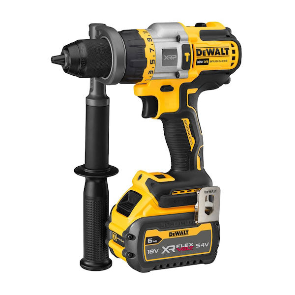 DCD999T1-QW-دريل مطرقي 18 فولت XR FV Adv XPR، بكارية 6.0 أمبير + شاحن
 1