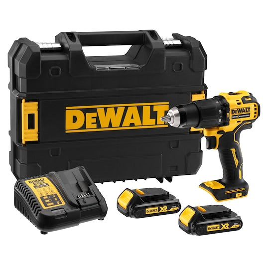 DCD709S2T-GB-مطرقة لاسلكية مدمجة 18 فولت - بطاريتان 1.5 أمبير + شاحن في صندوق TStak
 1
