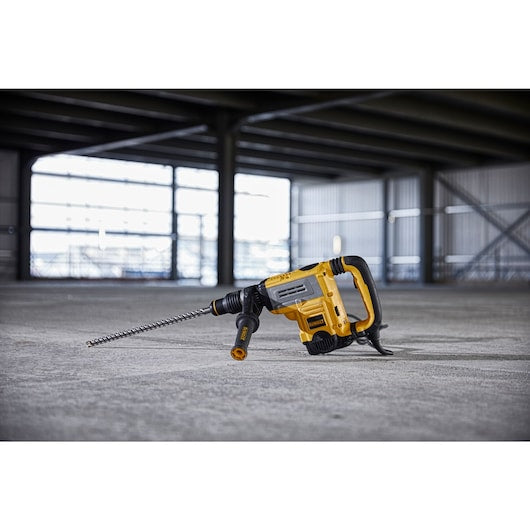 D25604K-LX-مطرقة دوارة SDS MAX وزن 6 كجم، طول 45 ملم، قوة 8 جول، نظام مضاد للاهتزاز ومضاد للدوران
 2