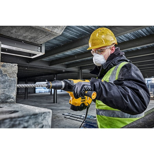 D25604K-LX-مطرقة دوارة SDS MAX وزن 6 كجم، طول 45 ملم، قوة 8 جول، نظام مضاد للاهتزاز ومضاد للدوران
 4
