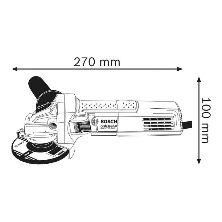 صاروخ سلكي ماركة بوش GWS 750 Professional 3